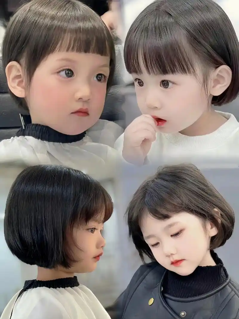 湄潭 减龄短发设计小龙哥·1年前#创作灵感#儿童发型设计#湄潭短发#剪