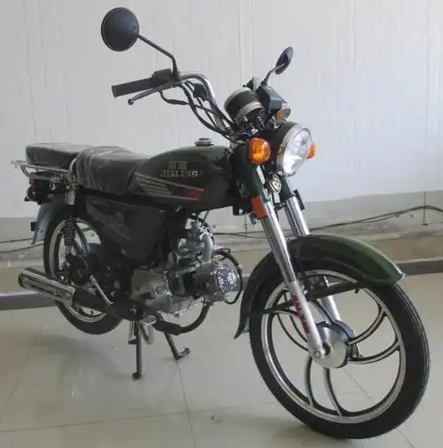 重庆嘉陵70cc摩托车jh70-e节油王复古大油箱国四电喷可上牌 黑色钢丝