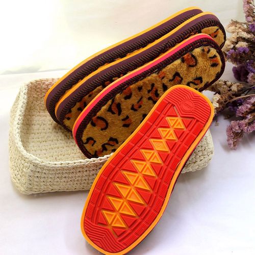 孺子牛防滑耐磨牛筋鞋底长毛绒鞋底居家日用手工毛线拖鞋底棉鞋底