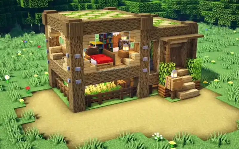 我的世界乡村休闲小屋