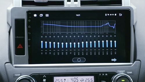 它拥有36段eq调节,对于懂得调音的车主而言,它提供了可针对各个音域