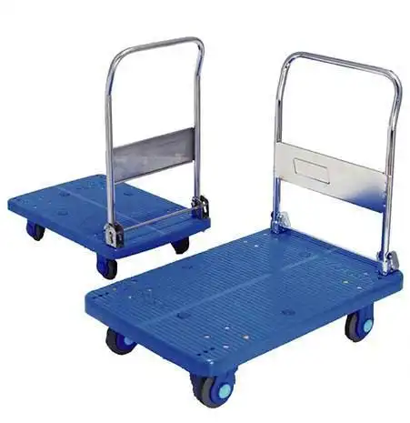 超静音不锈钢板手推车 推拉车 办公餐饮宾馆运输车物流汽车300kg