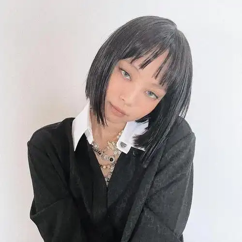 jennie齐刘海造型拍摄花絮,究竟是怎么一回事?(jennie刘海染)-图8