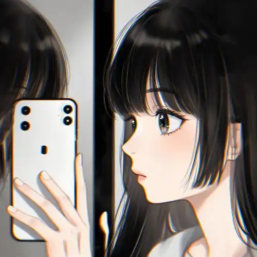 对镜自拍女生头像📸✨