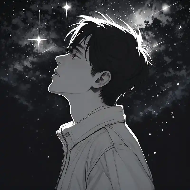 仰望星空头像男生🌌✨