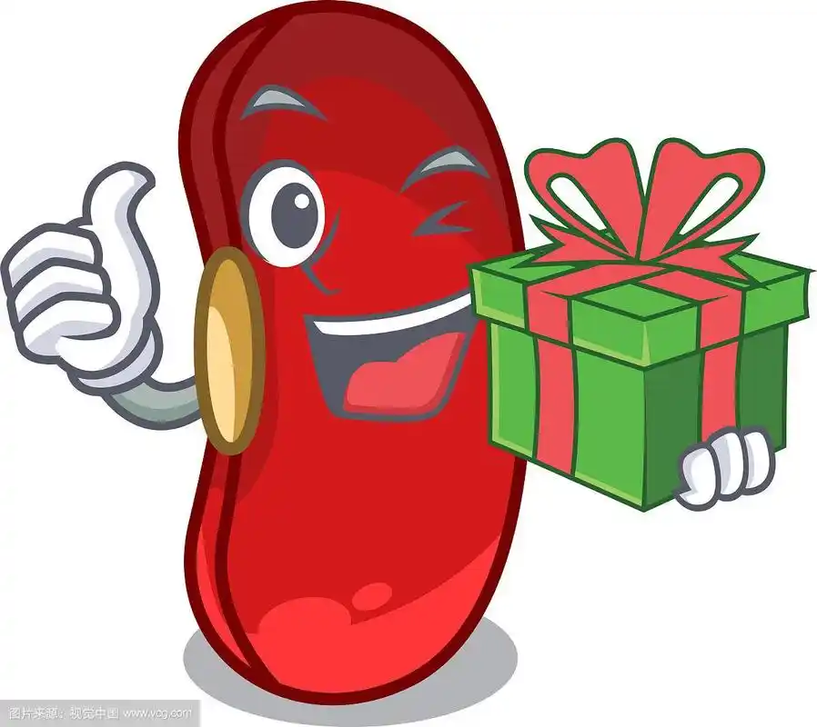 卡通杯里有礼物红豆