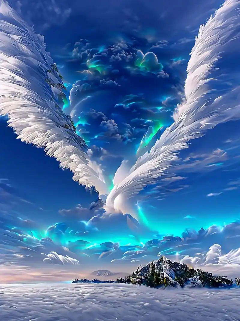 天使之翼#高清壁纸 #抖音图文来了#壁纸 - 抖音