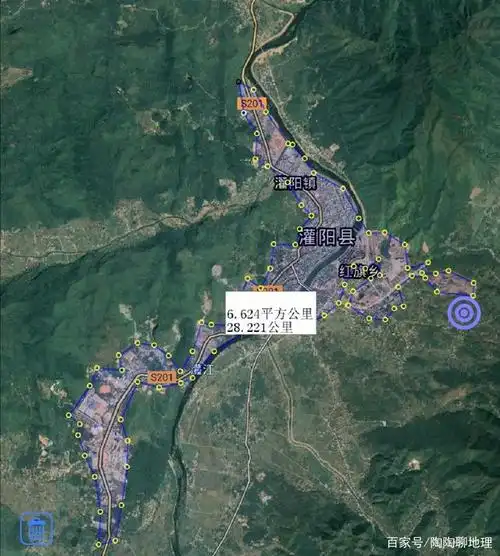 灌阳县建成区范围图