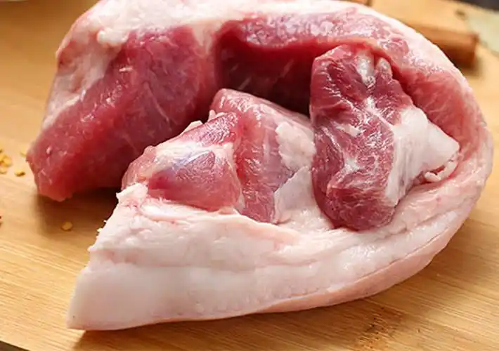 生猪夹心肉2斤新鲜猪肉产发