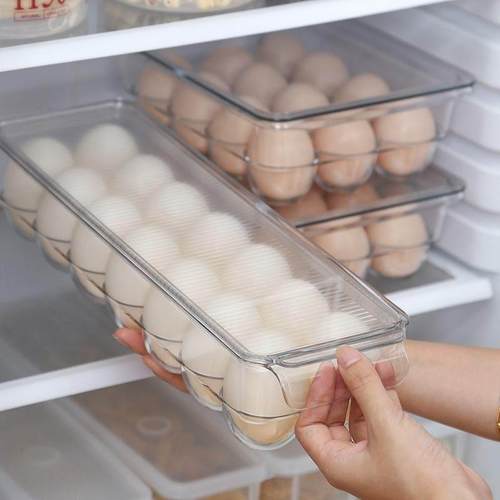 冰箱鸡蛋收纳盒抽屉式装鸡蛋的盒子防摔装蛋器鸡蛋盒侧门蛋架蛋托