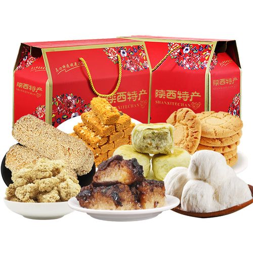 秦品轩陕西特产甜小吃豌豆黄西安回民街甑糕富平琼锅糖大唐贵妃酥好吃