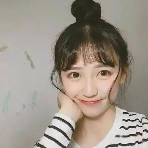 高清头像可爱丸子头女生头像