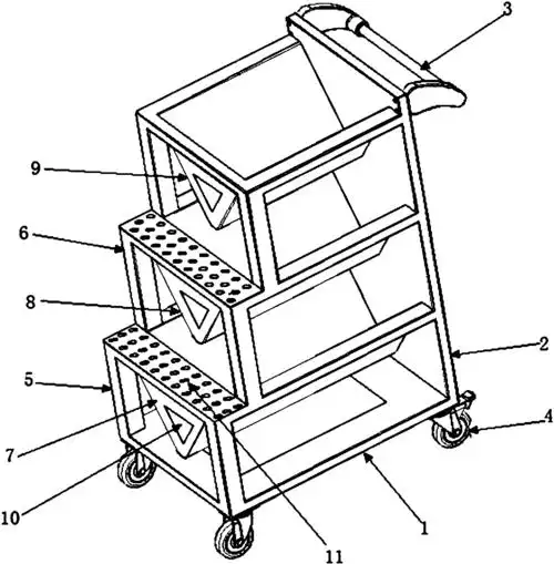 一种超市分类手推车
