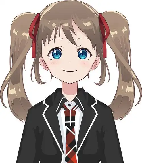 动漫女生卡通人物图片素材