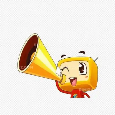 卡通小喇叭简笔画漫画