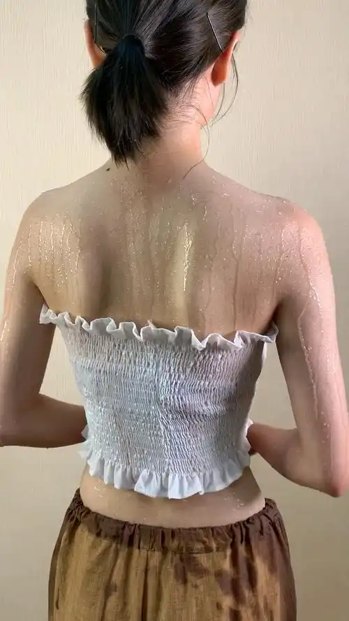 瘦身#这后背太美了,李现都看好的身材,女人必须拥有一个好身段