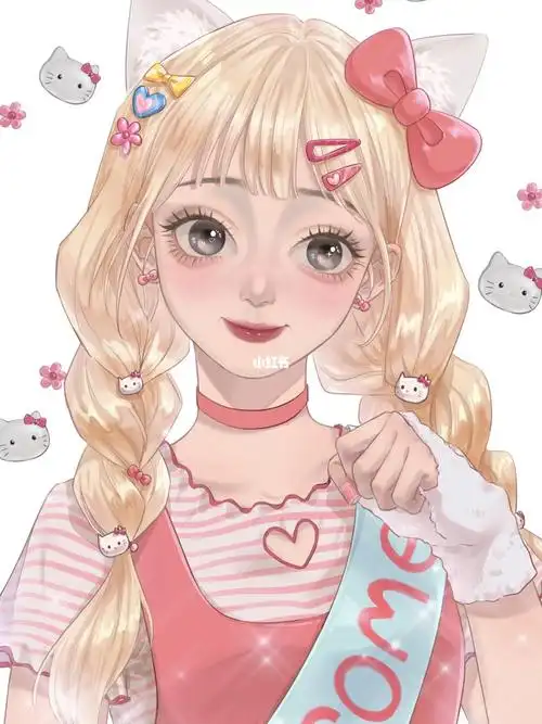 当kt猫变成人之后会是什么样子呢