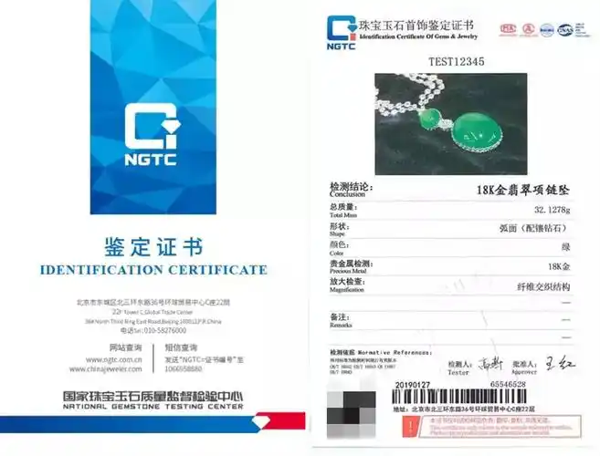 证书6767漏洞二67真正的国检ngtc会定名为"翡翠手镯"67定名中