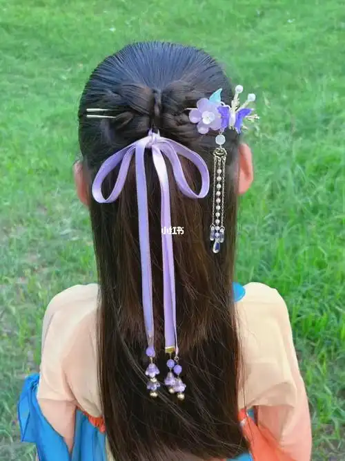 汉服发型 #儿童编发 #编发教程 #古风发型 #今日发型