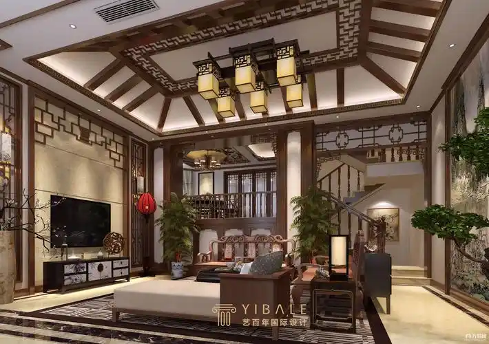 蓝湖郡中式风格家装效果图