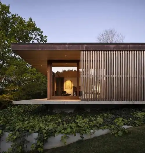 设计师的房子,用细木条做外墙,豪宅中的一股清流!_建筑事务所