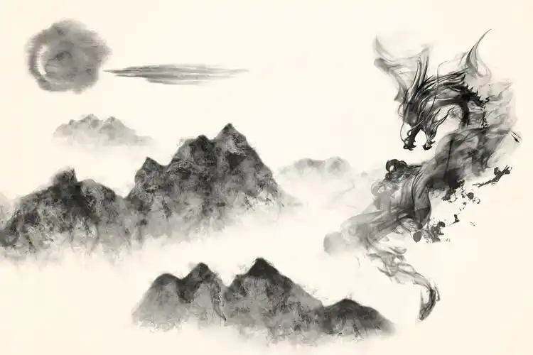 中式水墨画意境图(2)