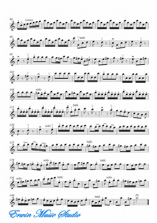 维瓦尔第a小调协奏曲谱pf.pdf 6页