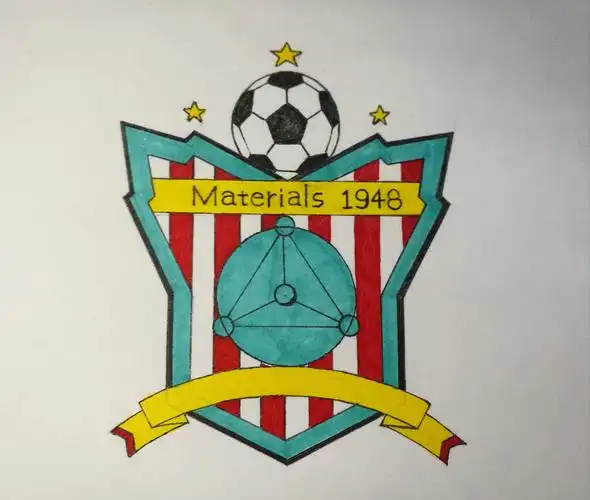 给自己学院设计的院足球队队徽,纯手绘的