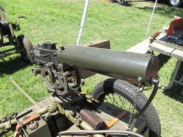 勃朗宁水冷式重机枪可靠性极佳产量超过十二万挺