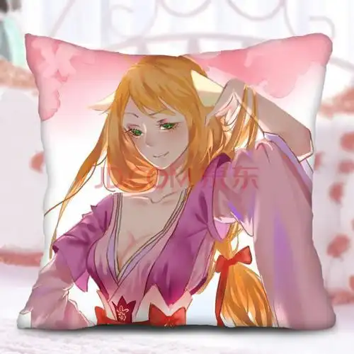 抖音网红狐妖小红娘周边抱枕原创涂山雅雅 动漫二次元周边抱枕和靠枕