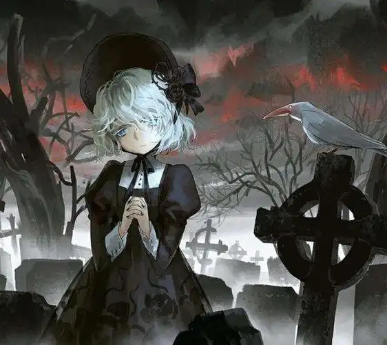 头像动漫二次元暗黑系美少女壁纸,你就是独一无二的黑暗之光最冒档