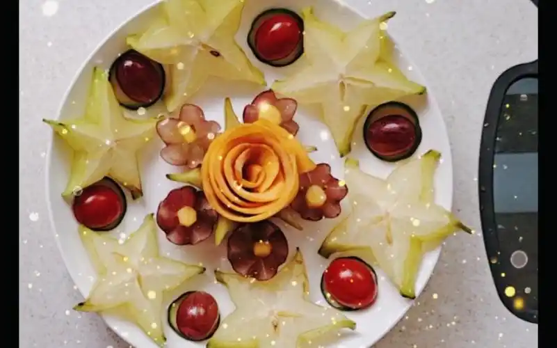 杨桃摆盘,简简单单制作完成了,你学会了吗?