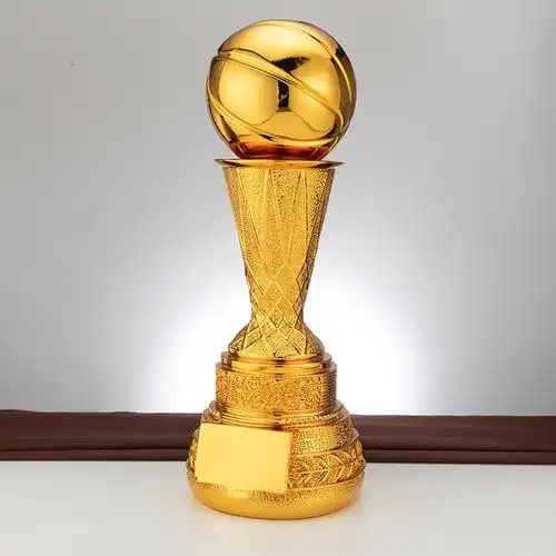 篮球nba奖杯38cm高冠军杯校园篮球比赛奖品树脂工艺摆件冠亚季