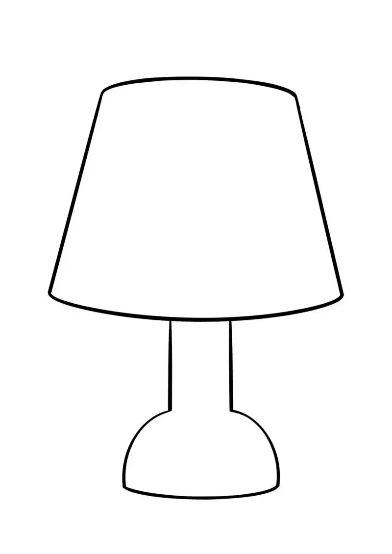 简笔画教程分享 台灯