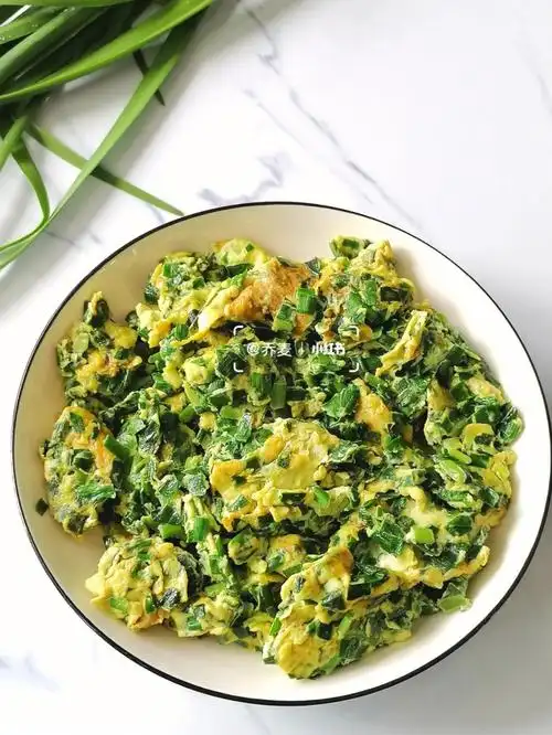 韭菜炒鸡蛋5分钟快手家常菜超简单