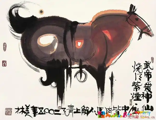 韩美林绘画作品欣赏