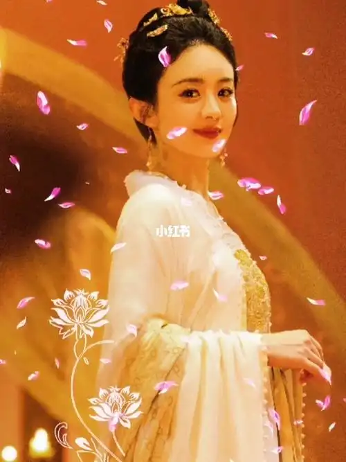 赵丽颖执扇半遮面古风大片