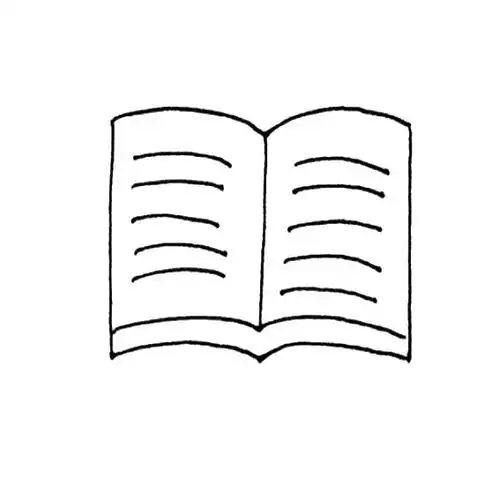 一本书的简单画法