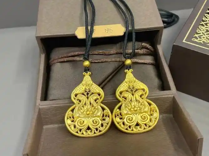 吊坠#古法黄金  #宝藏饰品大公开  #黄金