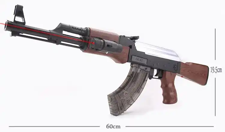 玩具枪 98k电动玩具枪 绝地求生吃鸡ak47下供弹玩具电动连发战雷格