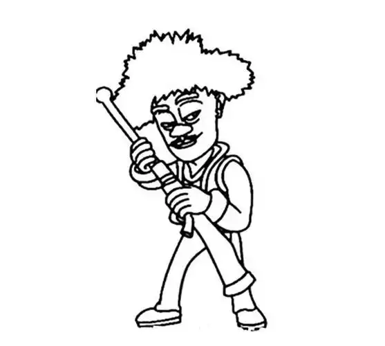 光头强_人物简笔画_简笔画大全
