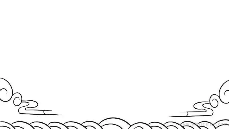 波浪花边浪花手抄报 花边手抄报