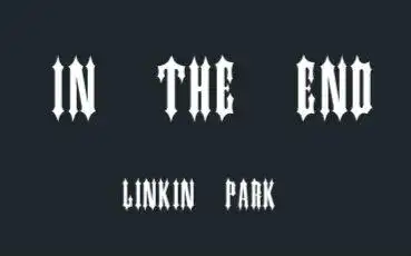 告别曲中英字幕intheendlinkinpark