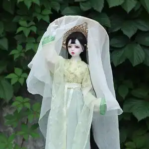 【杜若】bjd娃娃古装娃衣三分四分唐褙子bjd汉服3分4分古风衣服
