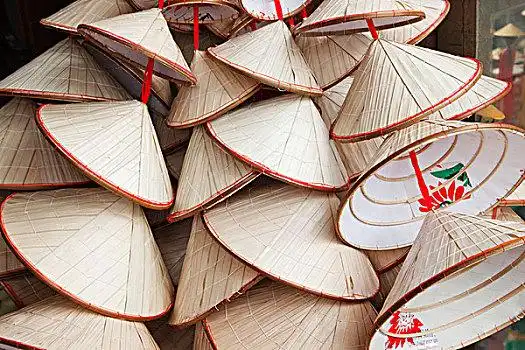 特写,展示,市场货摊,河内,越南极具越南特色文化的越南芽庄刺绣极具