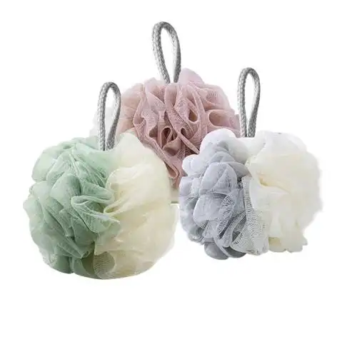 沐浴edo球浴2个柔软起泡不易散搓搓澡儿童沐浴球