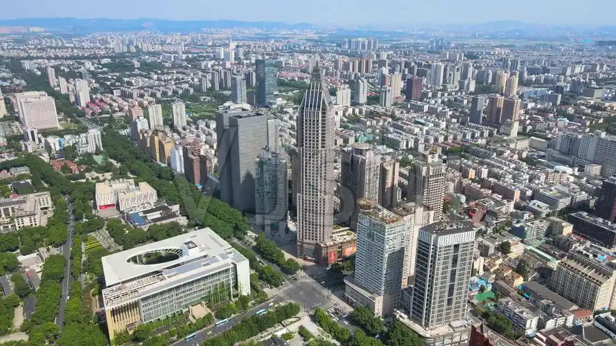 【南京】航拍新世纪广场商圈