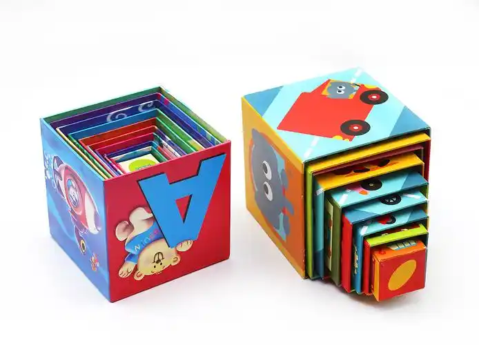 环保定制印刷折叠纸包装质量制造商纸板玩具手工盒