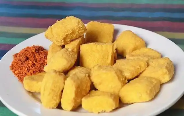 街边小吃随手做,包浆豆腐外酥里嫩,香脆可口非常简单