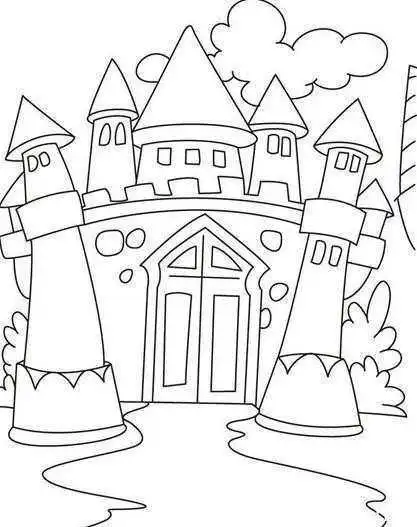 房子主题画简笔画集